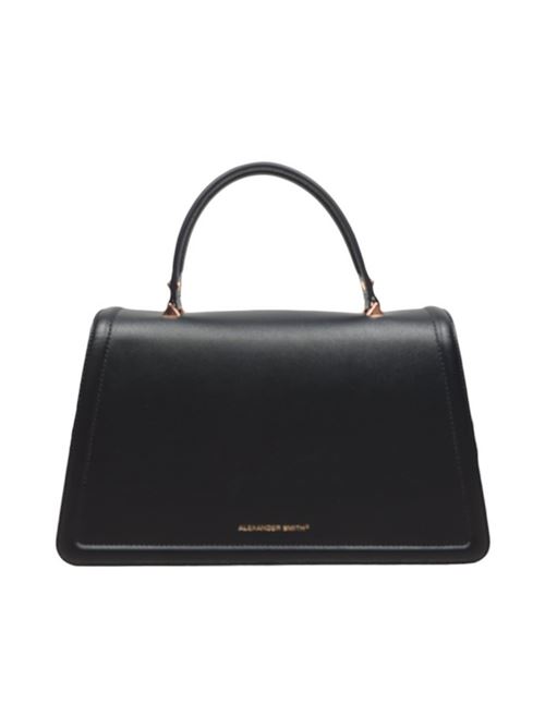 borsa donna elisabeth large in ecopelle saffiano nero Alexander Smith | ABBABTWL-B170BLK